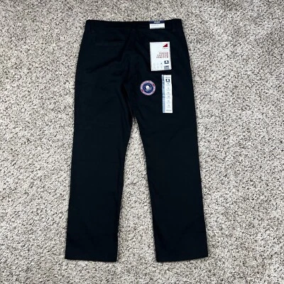 NEW Izod Boys Casual Pants Stretch Fit Size 12 Husky Black School Uniform - Image 1 of 4