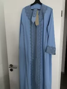 marokkanische kaftan Neu Babyblau mit Gürtel - Bild 1 von 1