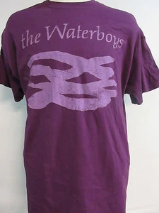 THE WATERBOYS OFFIZIELLES MERCH LILA LOGO BAND KONZERT MUSIK T-SHIRT MEDIUM - Bild 1 von 2