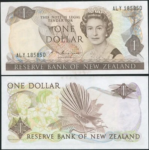 New Zealand Banknote 1 dollar ND (1985) Unc Cat# P.169b - Picture 1 of 1