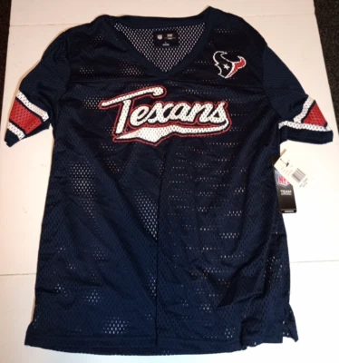 NFL Houston Texans Women's Mesh Jersey New With Tags Size Large NFL Team Apparel - Image 1 of 4