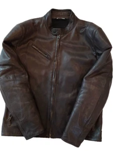 DUCATI Dainese Downtown Leather Motorcycle Jacket | Size 54 - Picture 1 of 9