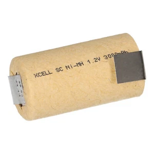 Xcell Celda Individual sub-C NI-MH 1,2V 3000mAh Cubierta de Cartón + Z-Lötfahne - Imagen 1 de 7