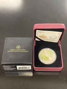 2014 Royal Canadian Mint $20 1oz Fine Silver - Maple Canopy - Spring Splendour - Picture 1 of 8