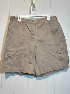 Pantalones Cortos London Jeans Chino Caqui Carga Caminar Senderismo Talla 14 Mediano Nuevos Foto 1 de 4