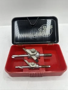 Vintage 1945 Bruno adjustable 2 bit hole cutter set(B3) - Picture 1 of 10