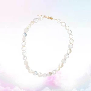 Shell Collar Necklace Hawaiian Style Handmade Shell Necklace for Women Girls - Picture 1 of 11