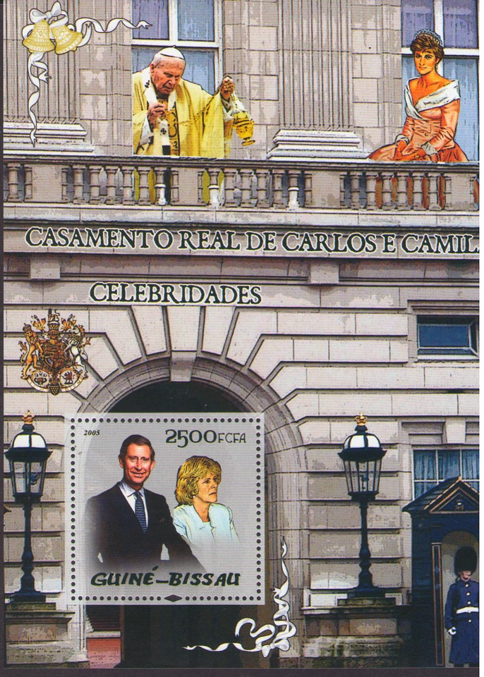 Guiné-Bissau 2005 - MNH - Casamento Real de Charles e Camilla (C1) - Imagem 1 de 1