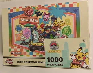 Pokemon World Championships 2025 Anaheim Pikachu Car Puzzle 1000 Pieces - Picture 1 of 2