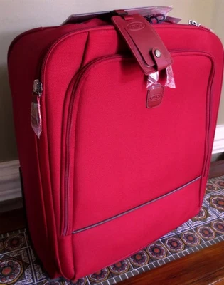 Bric's MILANO Vintage Light Trip Red 2 Wheel Carry On Suitcase 21 TSA Lock - Image 1 of 4