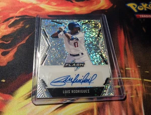 LUIS RODRIGUEZ 2022 LEAF FLASH AUTOGRAPH ROOKIE AUTO RC BA-LR1 SPARKLE DODGERS - Picture 1 of 4