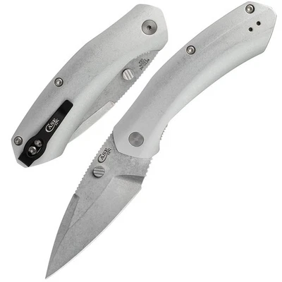 CUCHILLOS CASE XX WESTLINE® - ALUMINIO ANODIZADO PLATEADO - EDC WESTLINE S35VN (36553) Foto 1 de 2