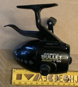 Vintage Zebco Bullet .22 TS Trigger Spincast Fishing Reel Finger Cast USA RARE - Picture 1 of 11