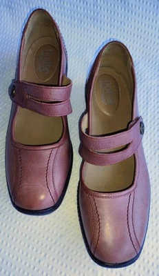 Zapato de ballet HOTTER Comfort Concept Mary Jane para mujer talla 7 con tiras rosa nuevo sin caja Foto 1 de 4