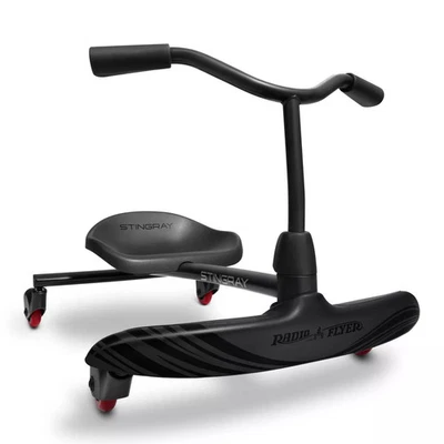 RADIO FLYER STINGRAY RIDE-ON ACERO POLIPROPILENO EDADES 3-8 81 LB CAPACIDAD - NEGRO Foto 1 de 4