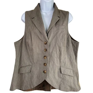 Gilet equitazione CABI donna Liverpool marrone oro taglia extra large steampunk uomo - Foto 1 di 6