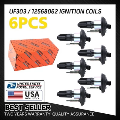 6Pcs Brand-New Ignition Coil OEM 12568062 UF303 For Oldsmobile Bravada 4.2L - Image 1 of 4