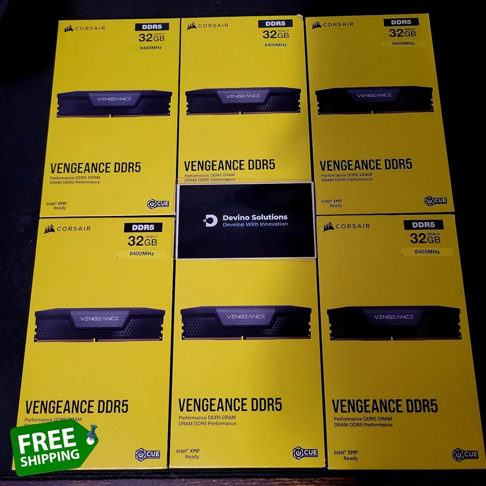 NUEVO SELLADO Corsair Vengeance 32GB RAM Kit (2x16GB) DDR5 6400MHz (32-40-40-84) Foto 1 de 4