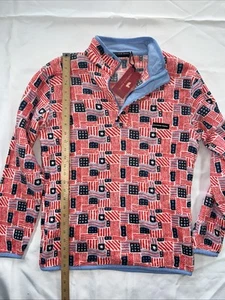 Souther Marsh NWT Star-spangled USA Fleece Pullover Size XS - Picture 1 of 7
