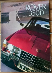 Rover P6 3500 3500S 1975 - Folleto de ventas del Reino Unido - Excelente estado - Colección propia - Imagen 1 de 2