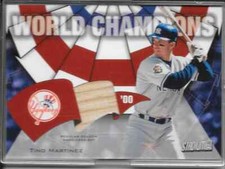 2002 STADIUM CLUB WORLD CHAMPIONS RELIC TINO MARTINEZ