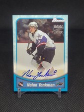 1999 Bowman CHL Autographs Silver #BA23 Nolan Yonkman