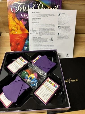 Trivial Pursuit Genus Edition 2 Packs of Cards Sealed by Parker Hasbro 2000 sh22 - Image 1 of 4