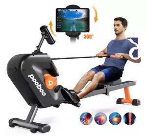 85% Pre-assembled Magnetic Rowing Machines Build-in Bluetooth Rower Home Gym 350 - Picture 1 of 2