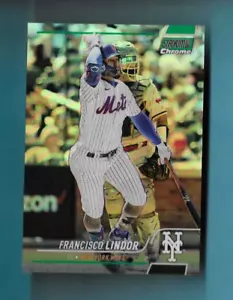 FRANCISCO LINDOR 2022 TOPPS STADIUM CLUB #41 RIFRATTORE VERDE 03/99 - Foto 1 di 2