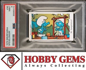 VANITY SMURF PSA 9 1979 Andra Motiv Smurfarna Spegelsmurf #96 - Picture 1 of 2