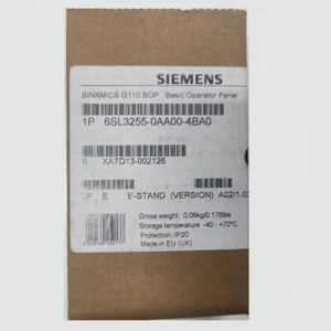 ▀▄▀ SIEMENS SINAMICS G110 120 BOP – 6SL3255-0AA00-4BA0 – 6SL3 255-0AA00-4BA0 - Imagen 1 de 1
