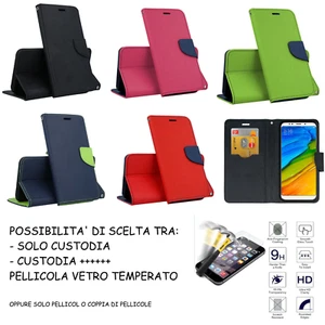 Custodia per HUAWEI Y6P (6.3) COVER LIBRO STAND GEL portafoglio MAGNETICA+ VETRO - Imagen 1 de 10