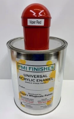 Viper Red Gallon Single Stage ACRYLIC ENAMEL Car Auto Paint    Foto 1 de 2