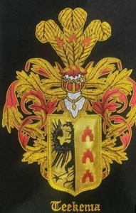 CUSTOMIZED(UR LOGO) HANDMADE EMBROIDERED BULLION WIRE BLAZER FAMILY CREST BADGE - Picture 1 of 6