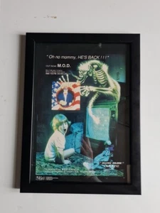 M.o.d For The USA 1980s FRAMED Album ADVERT MUSIC POSTER A4 8X12" - Imagen 1 de 2