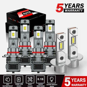 For Toyota Avalon 1998 1999 White LED Headlight Hi Low + Fog Lights Bulbs Combo - Picture 1 of 16