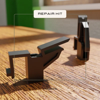 Pair of Hinges for Thorens TD-160, 165, 166, 145 , 146. Optimized Version! - Image 1 of 4