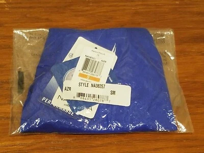 Nautica Performance High Waist Pant Bikini Bottom - Azure Blue - Size S Small - Image 1 of 4