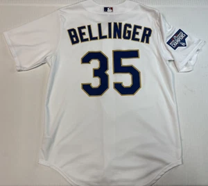 Nike homme BELLINGER LA Dodgers 2020 World Series bleu/or lettres maison.! - Photo 1/14