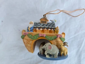 American Greetings Forget Me Not adorno de Navidad Arca de Noé 1996 #EE - Imagen 1 de 12