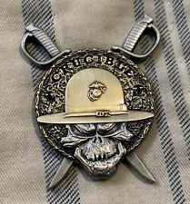 United States Marine Corps Crucible Skull/Swords Challenge Coin