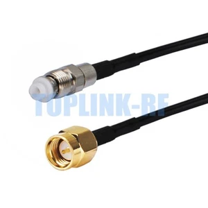 SMA Male Plug to FME Female Jack Connector RF Pigtail Jumper Coaxial RG174 Cable - Zdjęcie 1 z 4