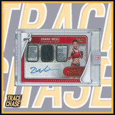 2022 Panini Chronicles UFC Absolute Zhang Weili Tools Of The Trade Auto 4/6