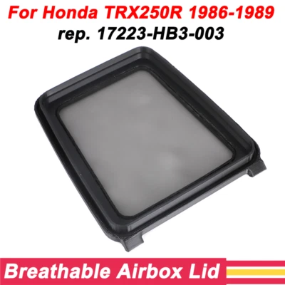 For 1986-1989 Honda TRX 250R Breathable Airbox Lid TRX250R ATV FourTrax Airbox - Image 1 of 4