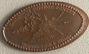 Carnegie Science Center Pressed Elongated Penny Miniature Train Railroad PP2 - Picture 1 of 1