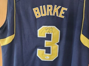Trey Burke Autographed Michigan Wolverines Adidas XL Jersey JSA COA - Picture 1 of 11
