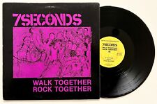 7 Seconds Walk Together Rock Together Vinyl LP BYO 010 Orig Punk Record VG+