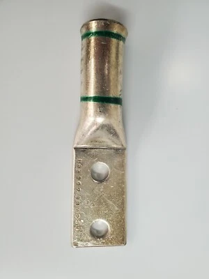 Mac Products MBB600-8N, 2 Hole Copper Lug,1/2" Holes,1.75" OC, 1 Box of 50 - Image 1 of 4