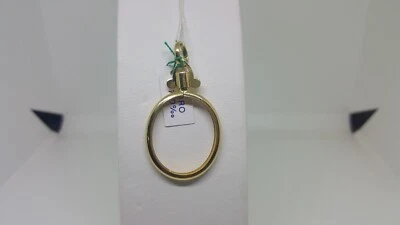 Pendentif Médaille Porte-Photo Ouvert en or Jaune 18KT 750 3 Grammes (5802) - Photo 1/4