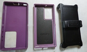 OtterBox Defender Pro Series Case Only-Samsung Galaxy S22 Ultra Purple 4 pcs - Picture 1 of 7